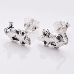 S838 - 925 silver mice stud earrings
