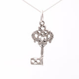 P1256 - 925 silver key pendant