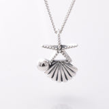 P1164 - 925 silver sealife pendant