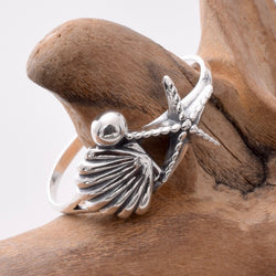 R307 - 925 silver sealife ring