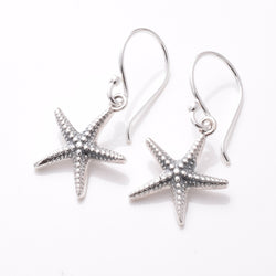 E829 - 925 silver starfish earrings