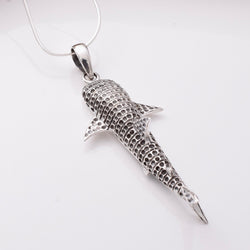 P1162 - 925 silver whale shark pendant