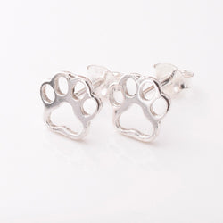 S1026 - 925 silver  animal paw stud earrings