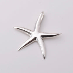 P1129 - 925 silver starfish pendant