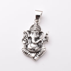 P1207 - 925 silver Ganesha pendant