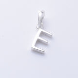 P1335 - E 925 silver initial pendant - E