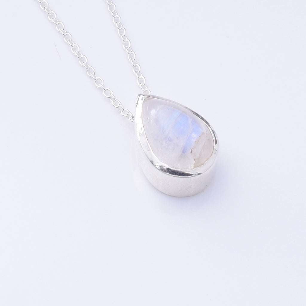 P1359 - 925 silver  teardrop RM pendant