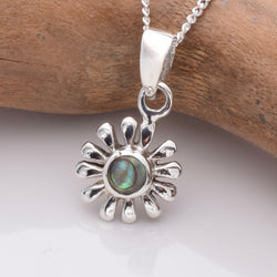 P1039 - 925 silver small daisy pendant