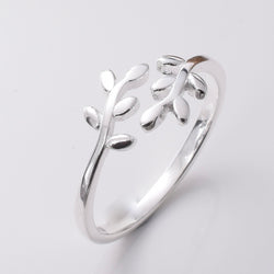 R254 - 925silver laurel leaf ring