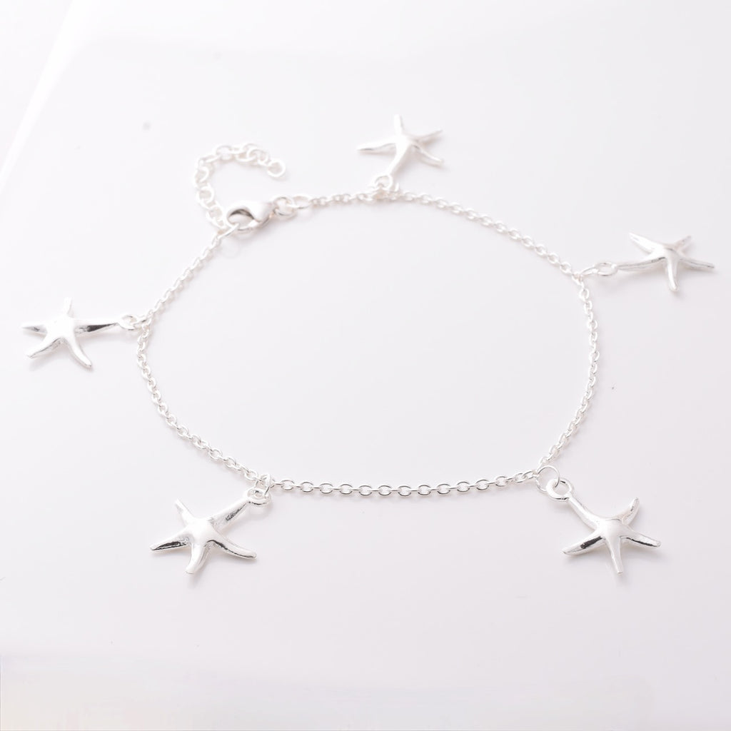 B028 - 925 silver starfish bracelet
