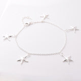 B028 - 925 silver starfish bracelet