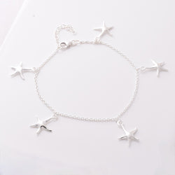 B028 - 925 silver starfish bracelet