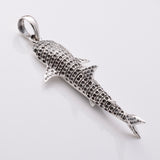P1162 - 925 silver whale shark pendant