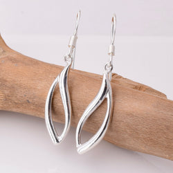 E874 - 925 silver teardrop earrings