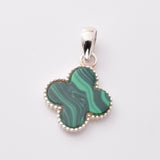 P1216 - 925 silver four leaf clover pendant