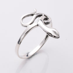 R294 925 snake silver ring
