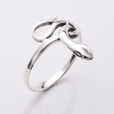 R294 925 snake silver ring