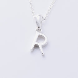 P1335 - R 925 silver initial pendant - R