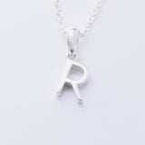 P1335 - R 925 silver initial pendant - R