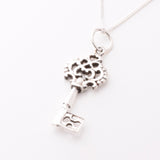 P1256 - 925 silver key pendant