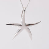 P1129 - 925 silver starfish pendant