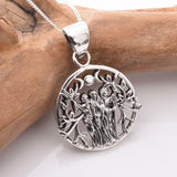 P1200 - 925 silver mother maiden crone pendant