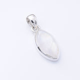 P1356 - 925 silver  moonstone marquis pendant
