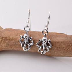 E873 - 925 silver octopus earrings