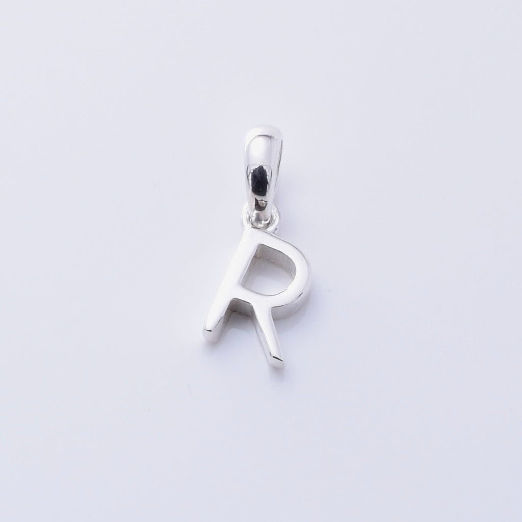 P1335 - R 925 silver initial pendant - R