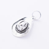 P1307 - 925 silver  cowboy hat pendant
