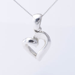 P1281 - 925 silver heart pendant