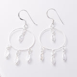 E780 - 925 chandelier silver earrings