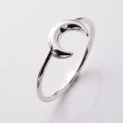 R301 - 925 silver crescent moon ring
