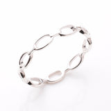 R346 - 925 silver chain link style ring