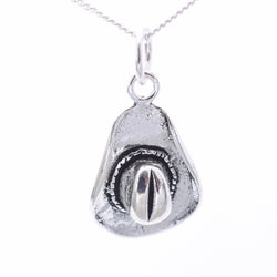 P1307 - 925 silver  cowboy hat pendant