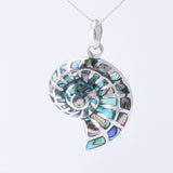 P1274 - 925 silver amonite pendant