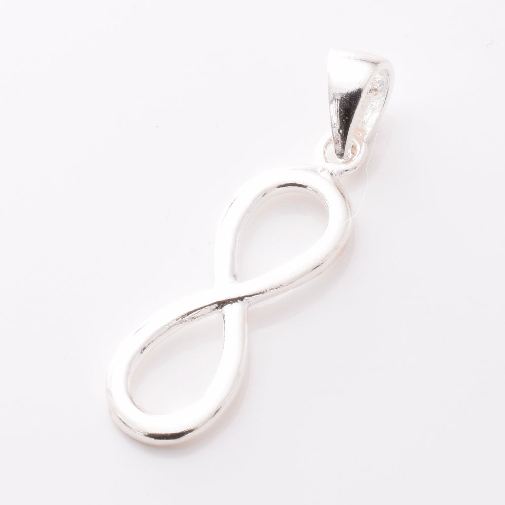 P1257 - 925 silver infinity pendant