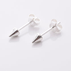 S835 - 925 silver point stud earrings