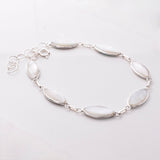 B038 - 925 silver abalone and MOP bracelet