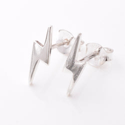 S1003 - 925 silver lightning stud earrings