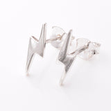 S1003 - 925 silver lightning stud earrings