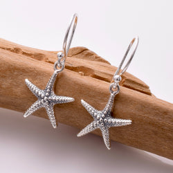 E829 - 925 silver starfish earrings