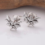 S943 - 925 silver bat stud earrings