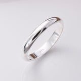R265 -925 silver D band ring