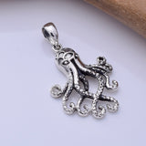P1319 - 925 silver Octopus pendant