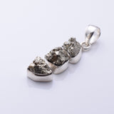 P1350 - 925 silver iron pyrites pendant