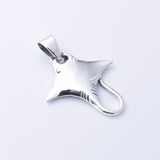 P1284 - 925 silver manta ray pendant