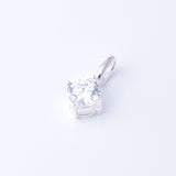 P1270 - 925 silver round CZ pendant