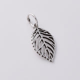 P972 - 925 silver small leaf pendant
