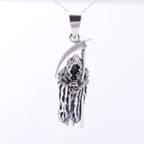 P1332 - 925 silver faceless reaper pendant